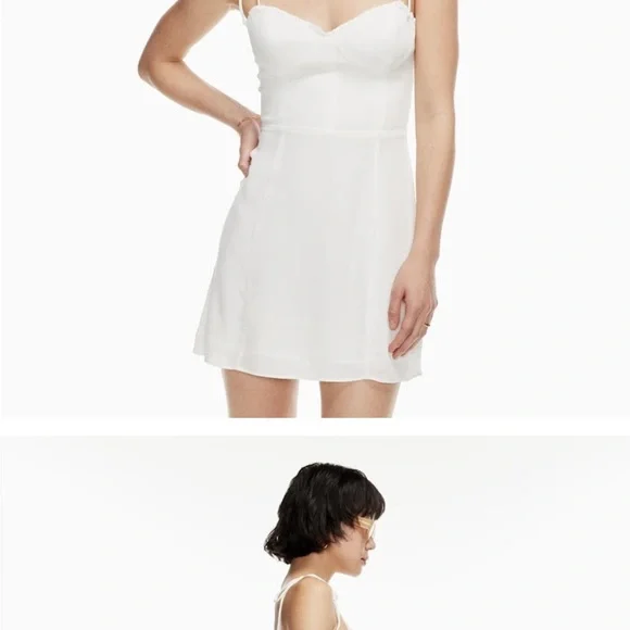 🌸 Wilfred Fable Dress | Pink Crepe | Size 8 | | SOLD OUT In Stores - Picture 3 of 14